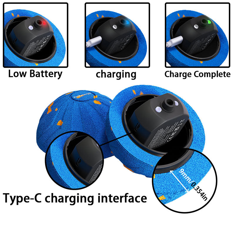 Interactive dog toy ball made of E-TPU with bounce and spin features, designed for self-play and chew-proof fun for pets.