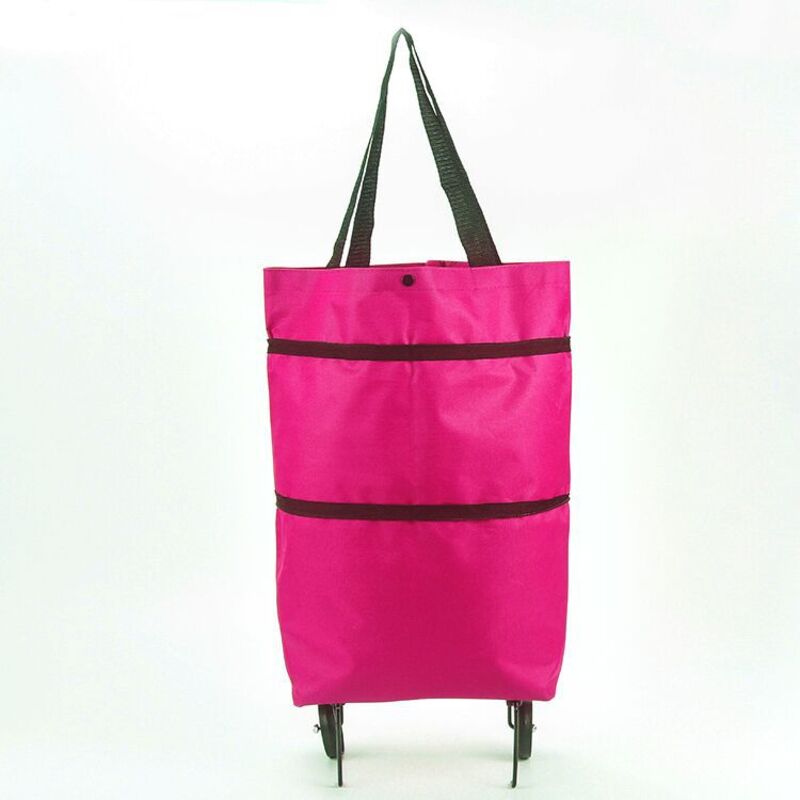 Lightweight foldable shopping cart with wheels by eprolo, backpack style travel trolley for groceries and storage.
