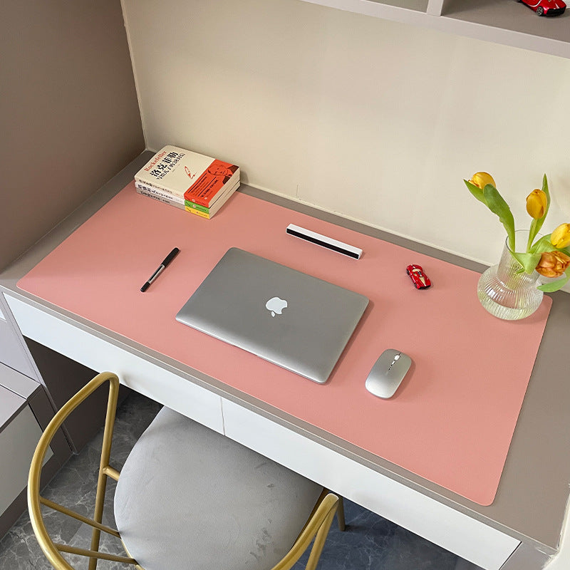 Large 60x30mm eprolo PU leather waterproof office desk protector mouse pad with keyboard area and gaming mousepad surface