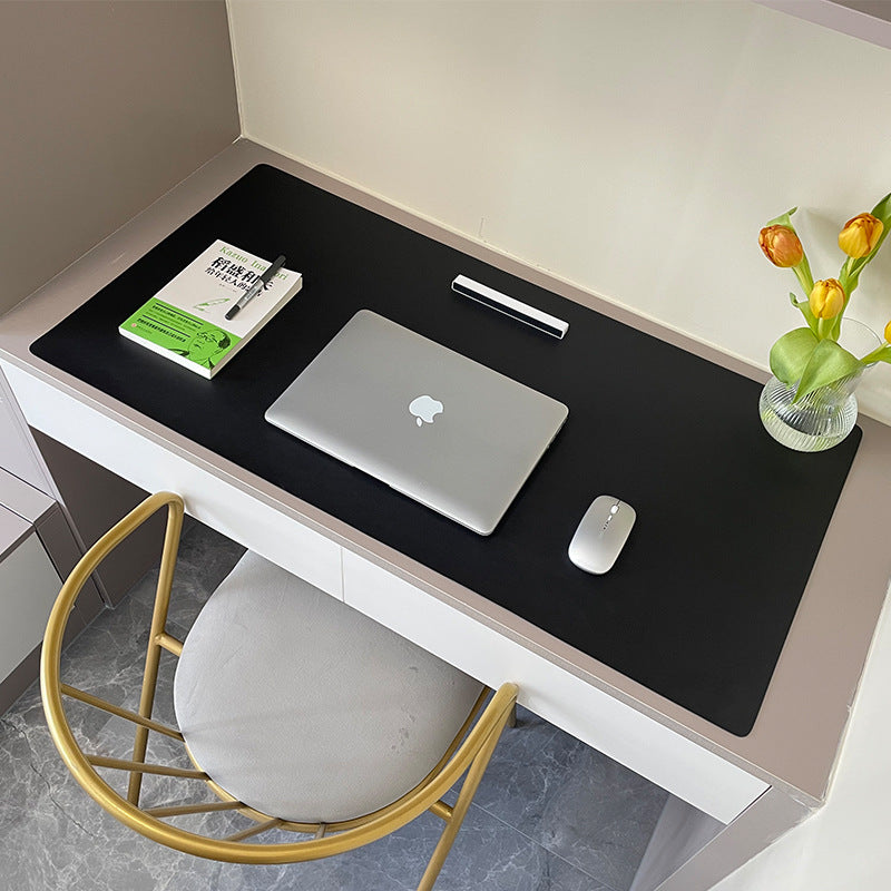Large eprolo PU leather waterproof desk protector mat, 60x30mm, designed for office desks, keyboards, and gaming mousepads.