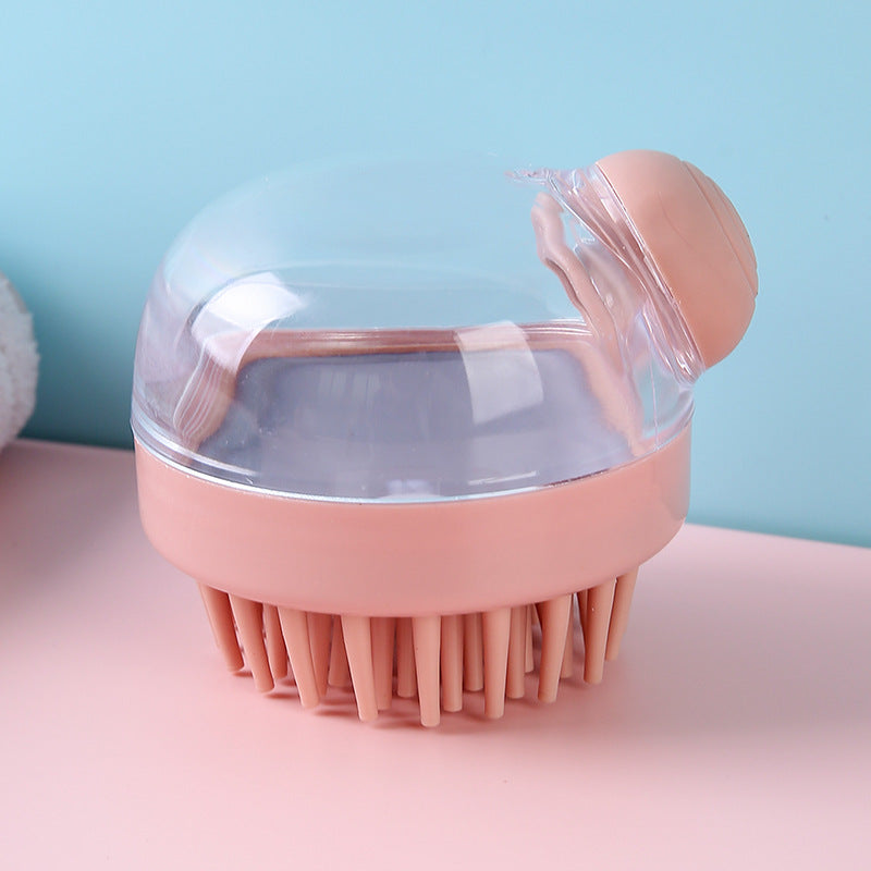 eprolo hair wash comb with clear brush and scalp massage design for shampooing and bath cleaning, suitable for home use