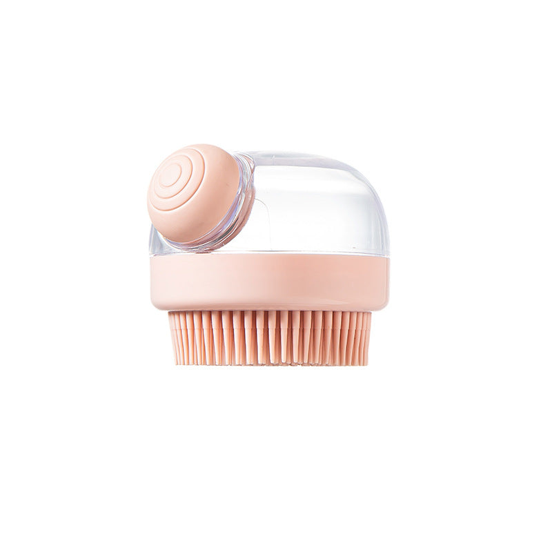 eprolo clear hair wash comb for scalp massage, bath cleaning, and shampooing, featuring fluid press design and shower scrubber.