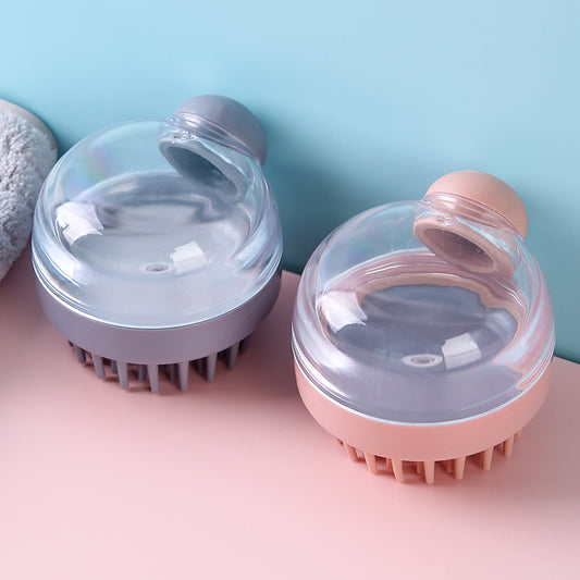 Eprolo clear hair wash comb with scalp massage brushes for shampooing and scalp cleaning during shower baths.