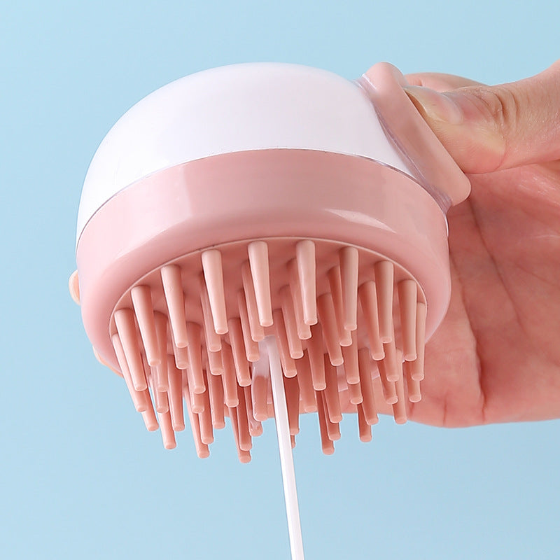 eprolo clear hair wash comb with scalp massage brush, ideal for shampooing and cleaning during shower or bath.