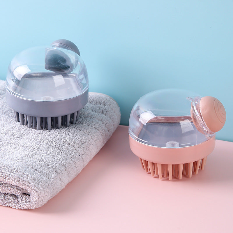 Eprolo clear hair wash comb with scalp massage brushes for shampooing and hair cleaning in shower.