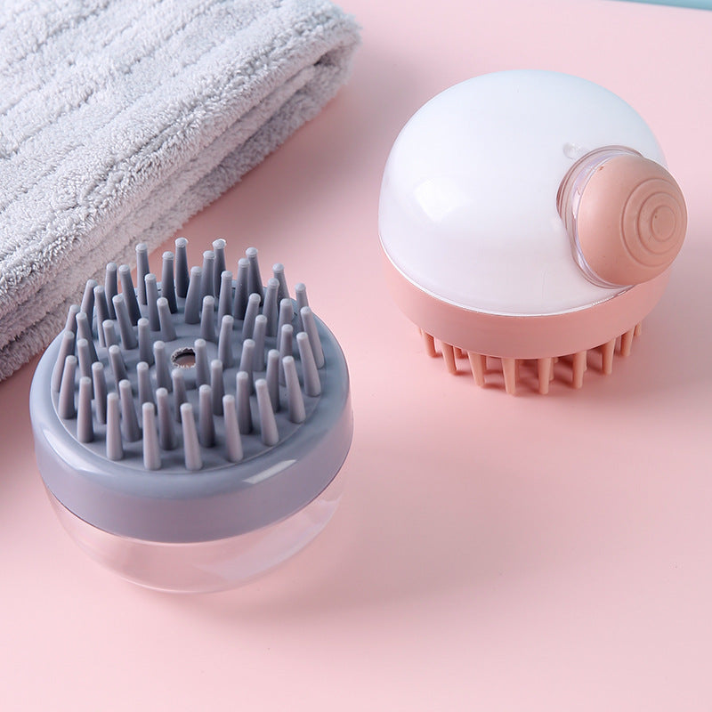 Eprolo hair wash comb with clear brush and scalp massage design for effective shampooing and scalp cleaning during bath.