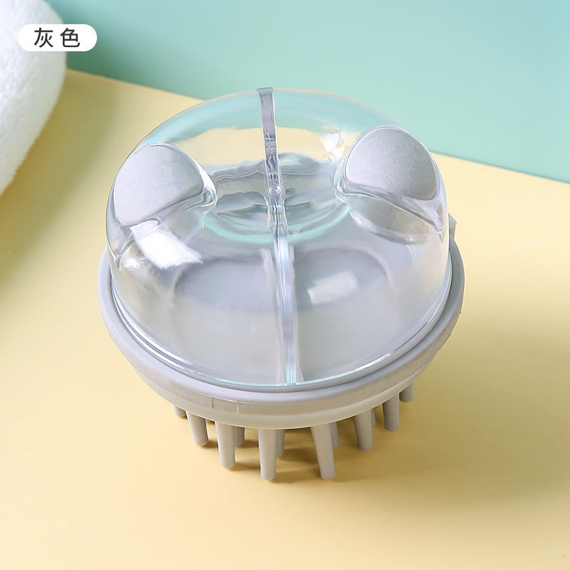 Eprolo hair wash comb with clear brush for scalp massage and bath cleaning, ideal for shampooing and scalp care.