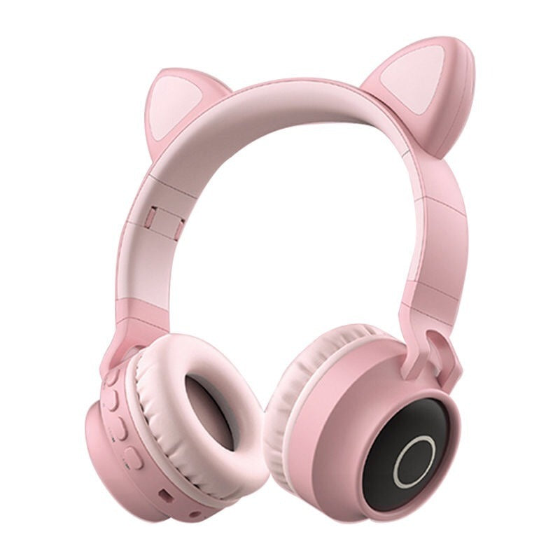 Wireless foldable eprolo headworn earphones with card insertion design, featuring adjustable ear hooks and compact portable style.