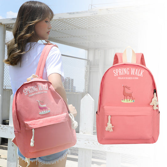 Eprolo creative oxford cloth middle school student backpack with anime design, ideal for primary school students, colorful and durable.