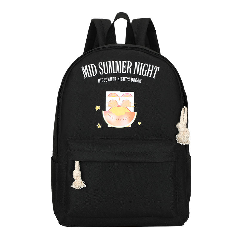 New creative oxford cloth middle school student bag primary school student backpack anime backpack - American Smart