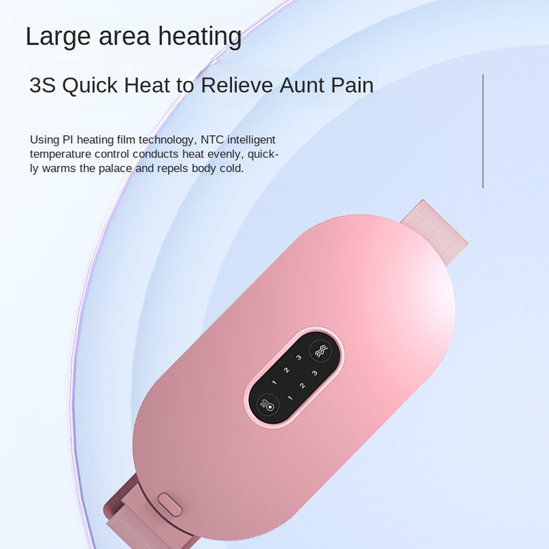 Eprolo waist belt with heat therapy, electric heating, rechargeable design, abdominal warmth, and massage function for women.