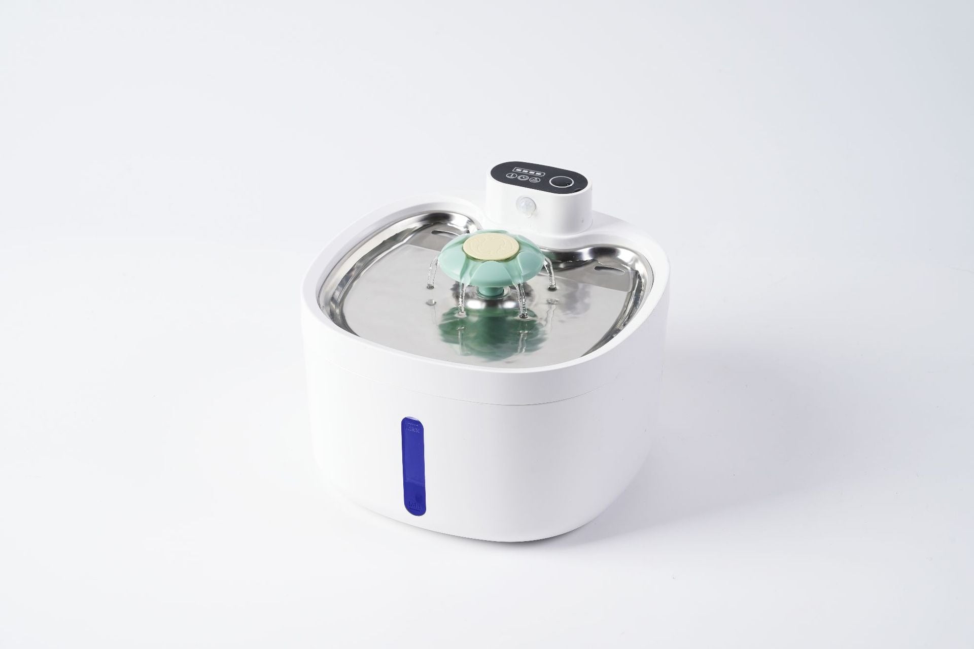 Cross border new pet intelligent water dispenser food grade stainless steel wireless range flowing water dispenser for cats - American Smart