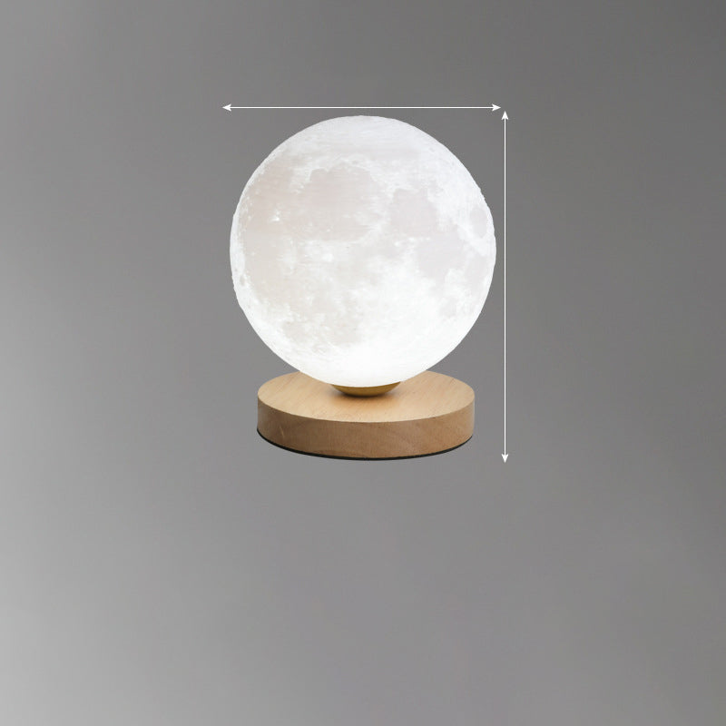 Eprolo 3D Moon Lamp with textured moon surface, glowing bedside desk lamp for bedroom, creative night light, indoor atmosphere decor