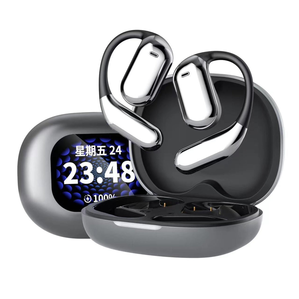 Active noise cancelling earphones wireless 5.3 noise-cancelling earphones hand free wireless headphones with mic Q16PRO - American Smart