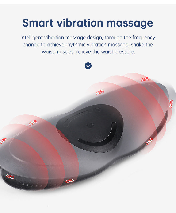 Eprolo waist massager with inflatable lumbar traction, hot compress, and cervical stretcher for back pain relief.