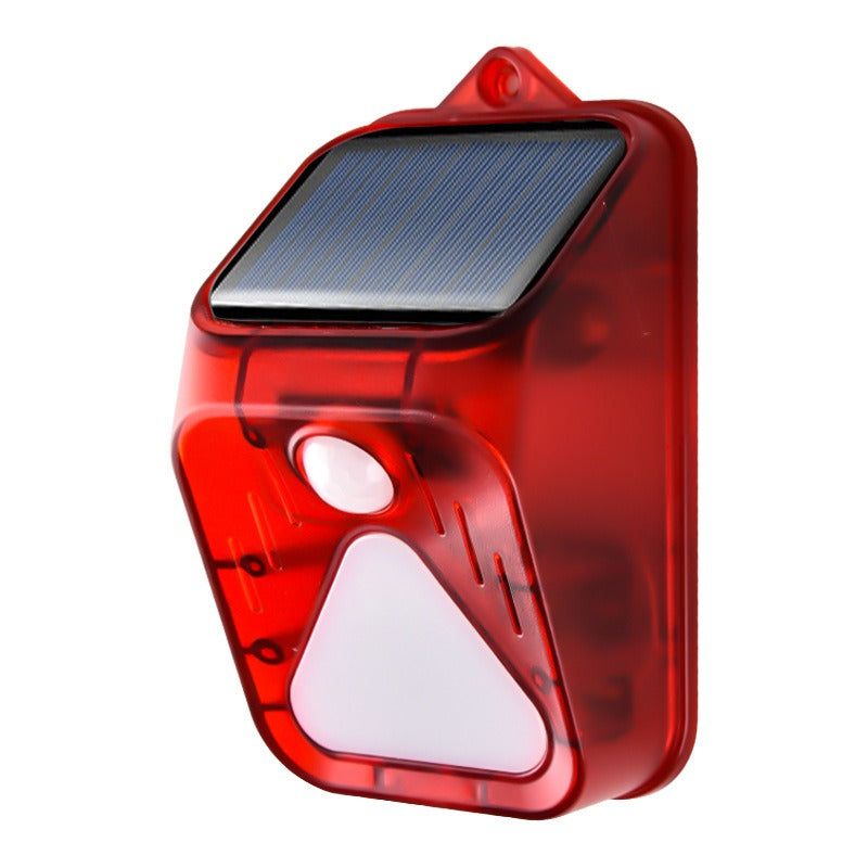 eprolo solar alarm light with human body sensing, remote alarm, and motion-activated solar-powered security light for animal deterrence