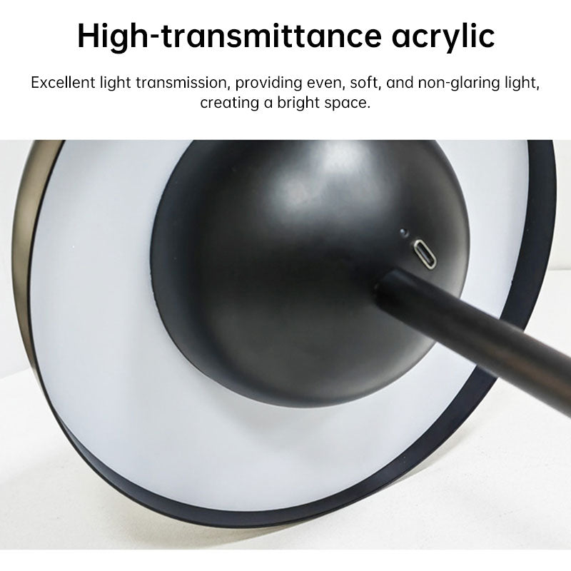 Eprolo Nordic mushroom night light with touch LED, rechargeable decor lamp for bedroom, home, desk, and wedding decorations.