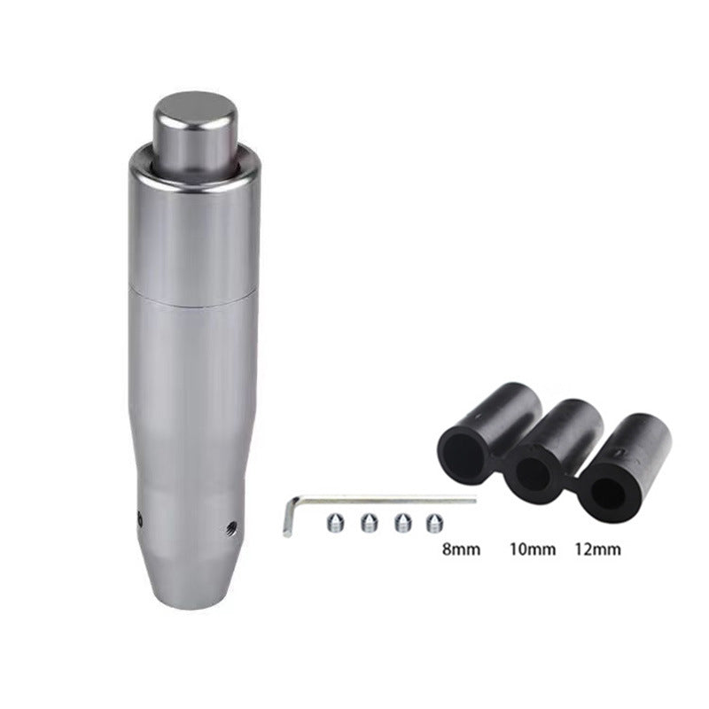 Personalized colorful metal gear shift lever with wave design for automotive racing handbrake, crafted by eprolo.