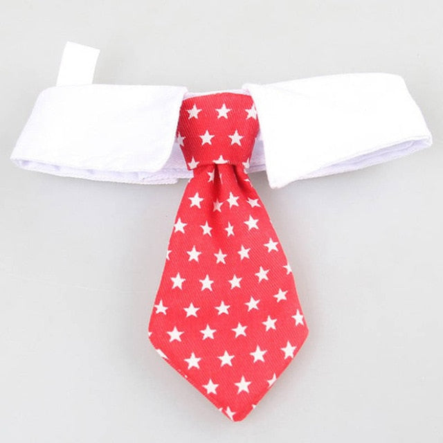 Cute Pet Ties, Dog Collar Cat Collar, Pet Bow Ties, Dog Tie, Smart Looking Pet Costume - American Smart