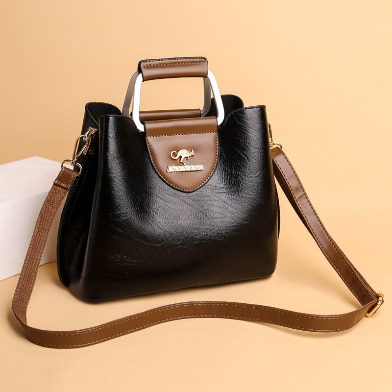Eprolo women's shoulder tote bag with unique design, large capacity, and stylish look, perfect for everyday use.