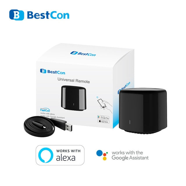 Eprolo Broadlink RM4 Pro mini smart home remote controller with WiFi, IR, and RF for Alexa-compatible home automation system