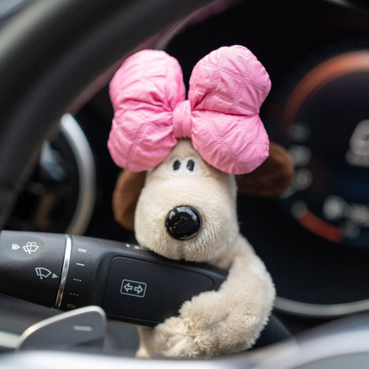 Car small ornaments cute head dog plush doll sentimental car interior decoration supplies - American Smart