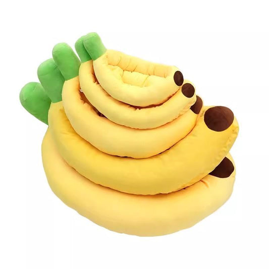 Comfortable All-Season Non-Slip Durable Pet Banana Bed Dog Bed Cat Bed Thick Warm PP Cotton Cat Dog Mat for Sale - American Smart