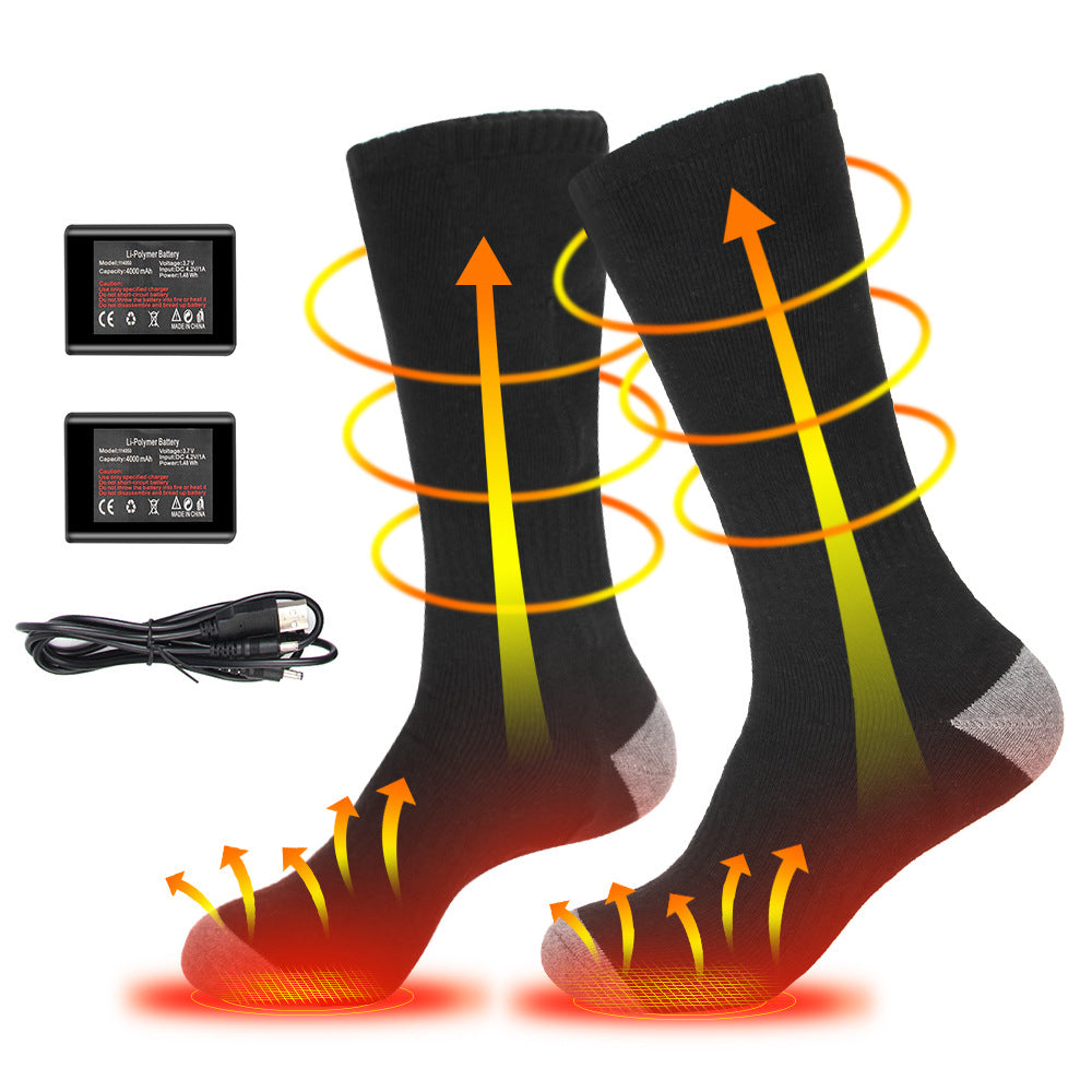eprolo heated winter motorcycle riding socks with intelligent charging feature for warmth and foot protection