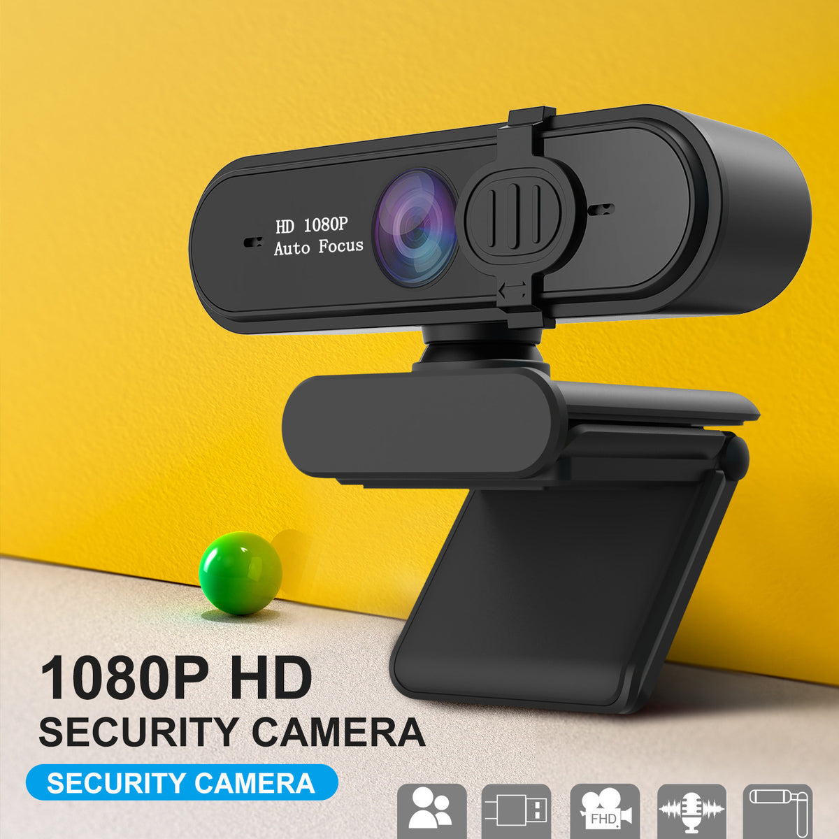 Computer video computer camera with 5 million autofocus and support for 720P1080P video - American Smart