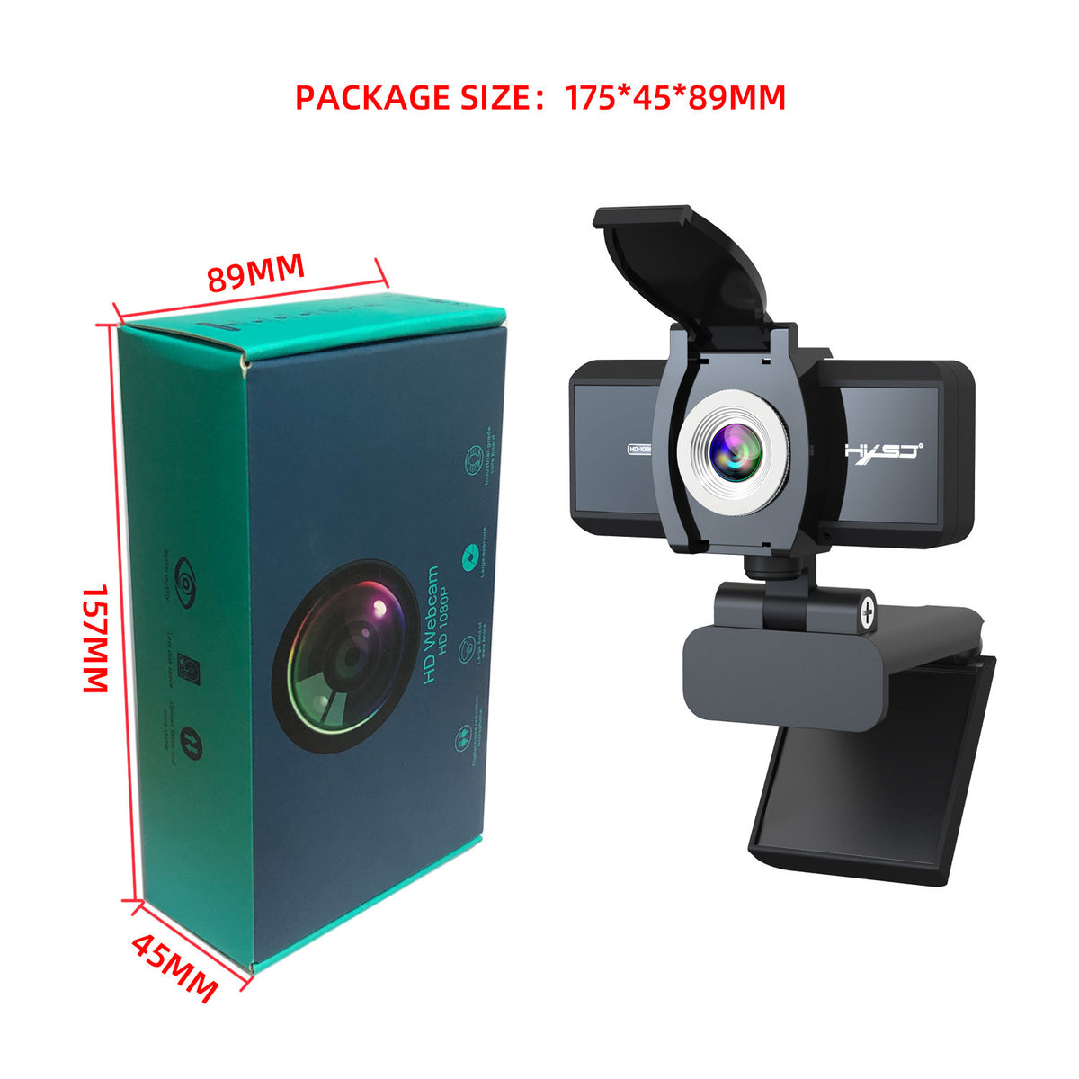 Computer video computer camera with 5 million autofocus and support for 720P1080P video - American Smart