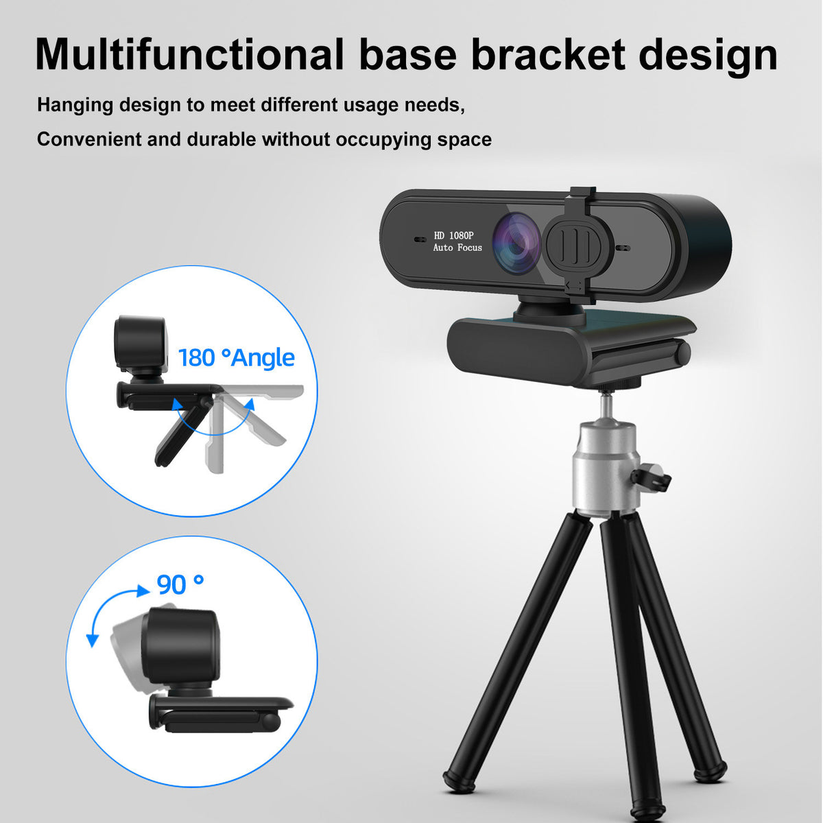 Computer camera with 5 million AF and 1080P autofocus for business video conferencing and online courses - American Smart