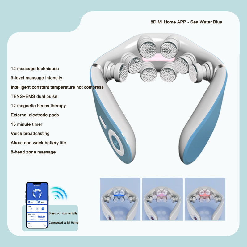 Cervical massager intelligent neck protection device neck massager, electric neck massager - American Smart