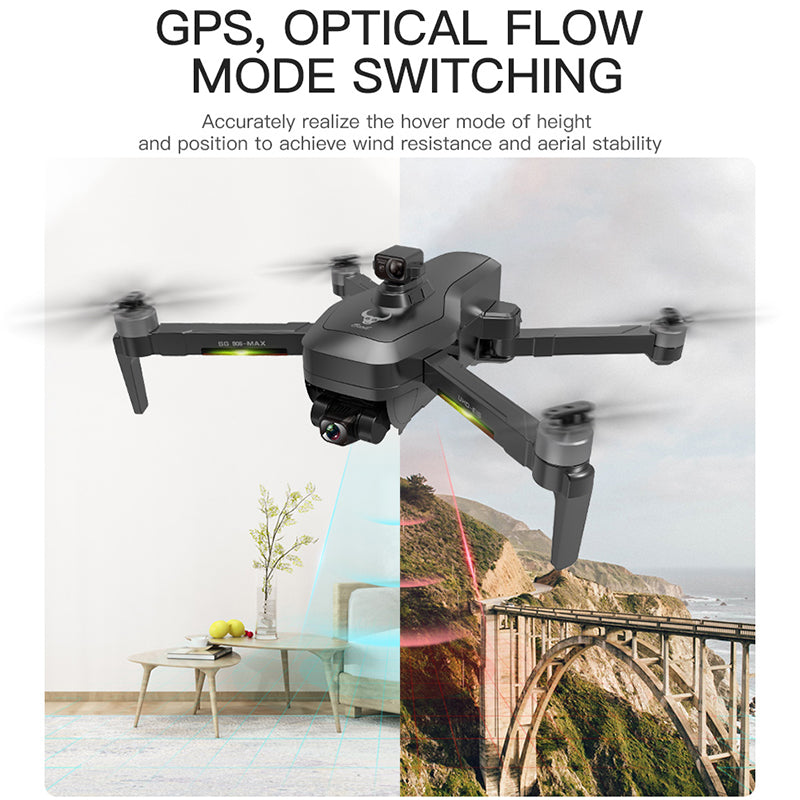 Beast 3 UAV SG906MAX Obstacle Avoidance 3-Axis Gimbal EIS Aerial Photography Quadcopter Remote Control Aircraft - American Smart