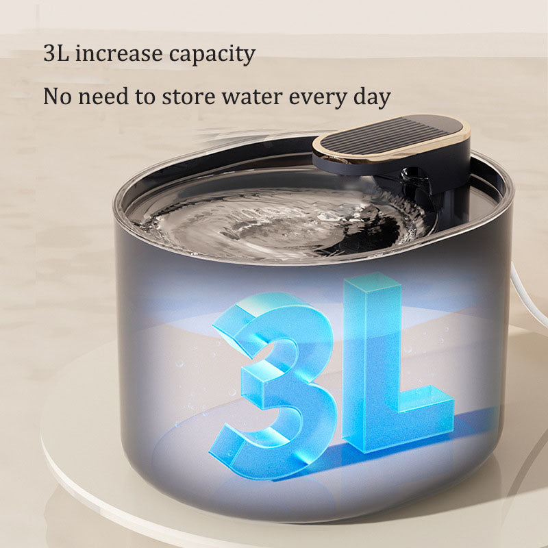 Eprolo automatic pet water dispenser with circulation filtration, large capacity, silent operation for cats and dogs.