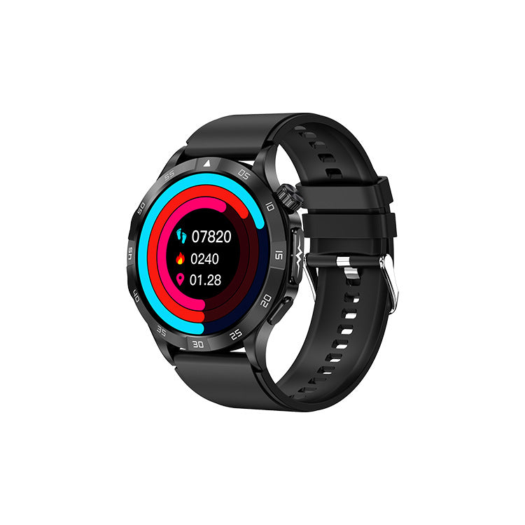 Eprolo ET381 smart watch displaying ECG, blood oxygen, heart rate, and temperature features on its screen.