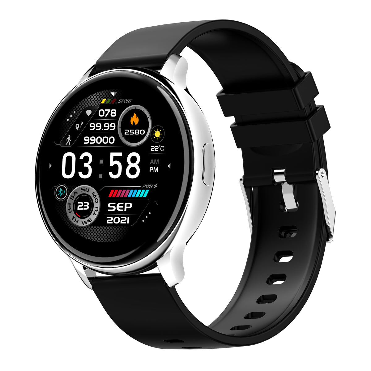 eprolo ZL27 smart watch with heart rate, blood pressure, blood oxygen monitor, fitness bracelet, and Bluetooth call feature.