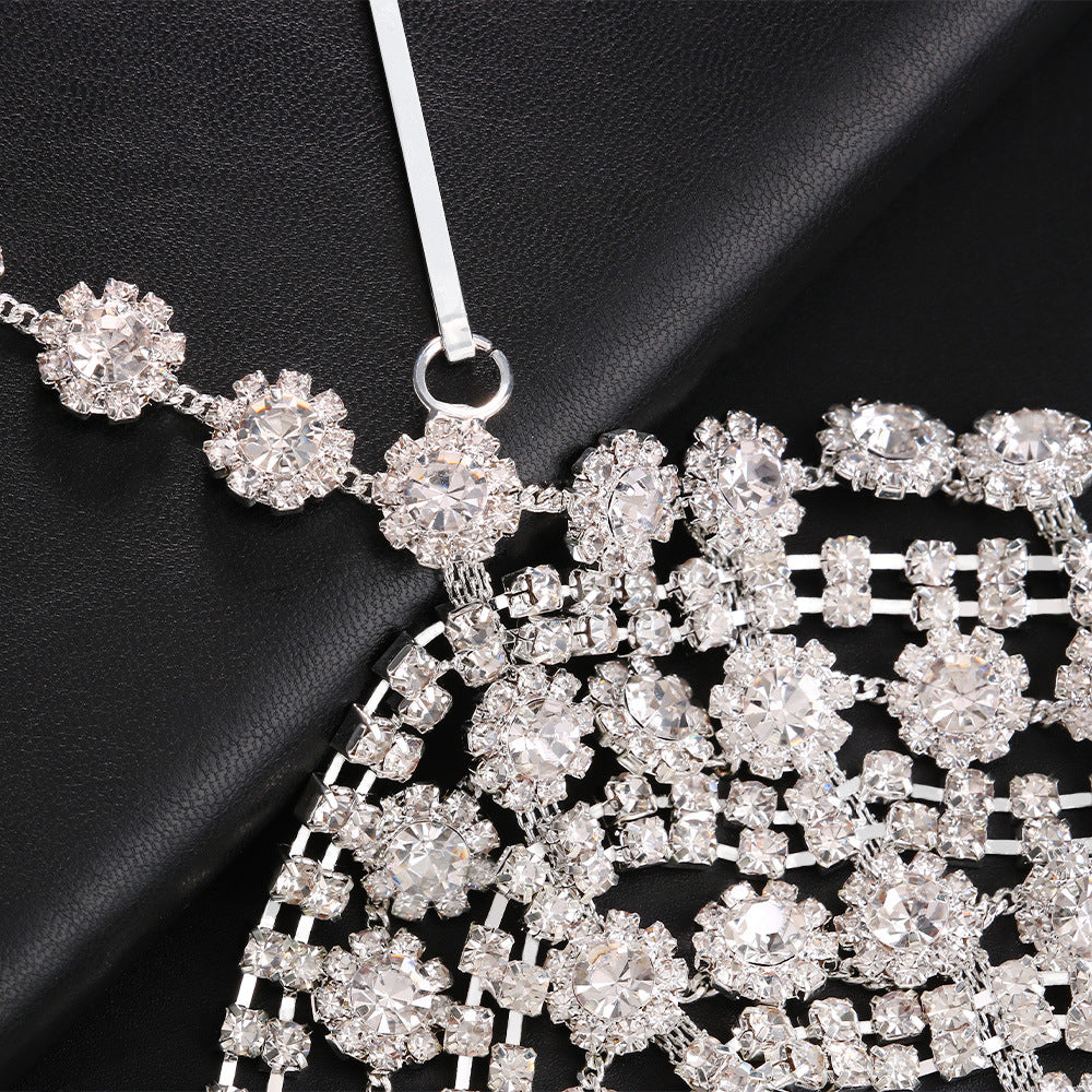 Changliu Su Hair Chain European and American Bohemian Water Diamond Forehead Chain Full of Diamond Headwear Hair chai - American Smart