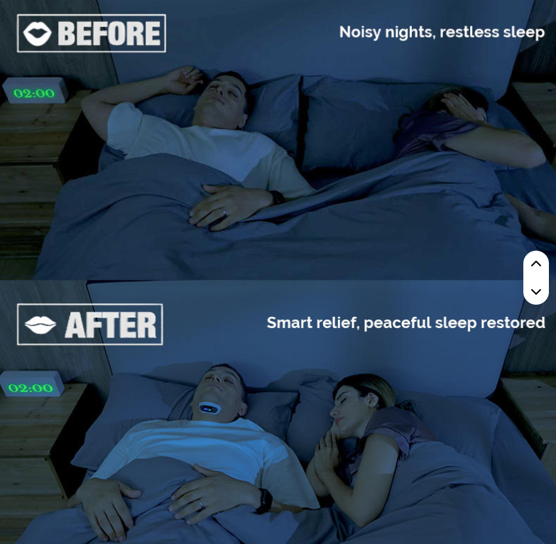 Cloud Flying YA4600 AI Intelligent Breathing Algorithm Throat Massager Snore Stopper - American Smart