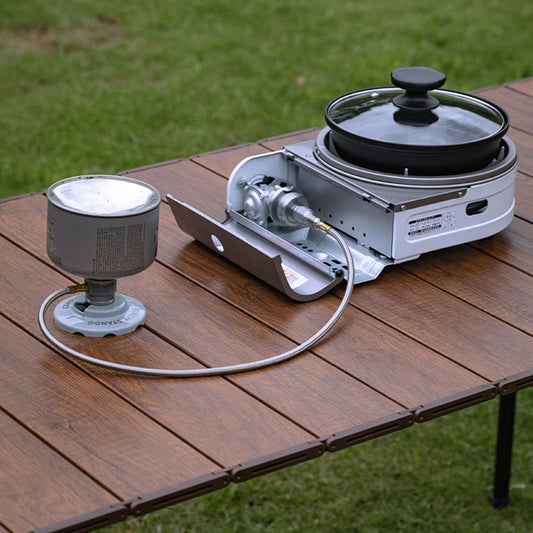 eprolo Koyaf Magnetic Iso Gas to Bhutan Gas Burner Conversion Adapter showing metal connector and magnetic attachment for gas conversion