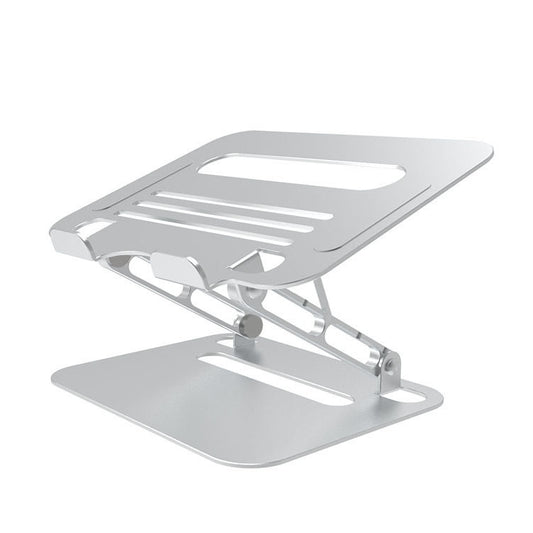 Foldable aluminum laptop cooling stand by eprolo, adjustable tablet and laptop stand with ergonomic design and lightweight alloy construction.