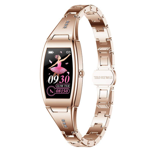 eprolo MK26 smart watch for women with heart rate monitor, stylish smartwatch designed for girls and women, digital fitness tracker