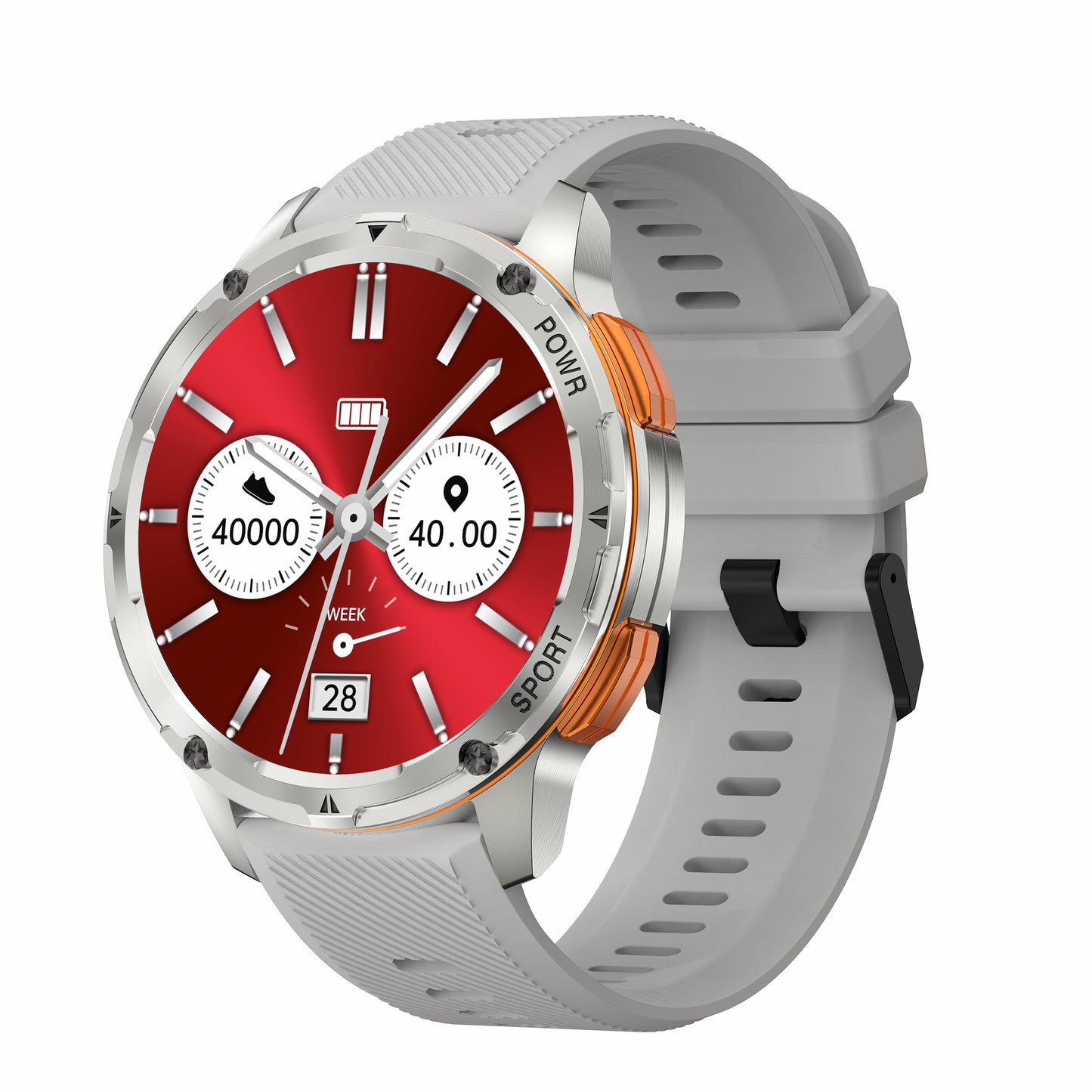 AK59 smart watch HD AMLOED screen heart rate blood pressure blood oxygen health monitoring Bluetooth call - American Smart