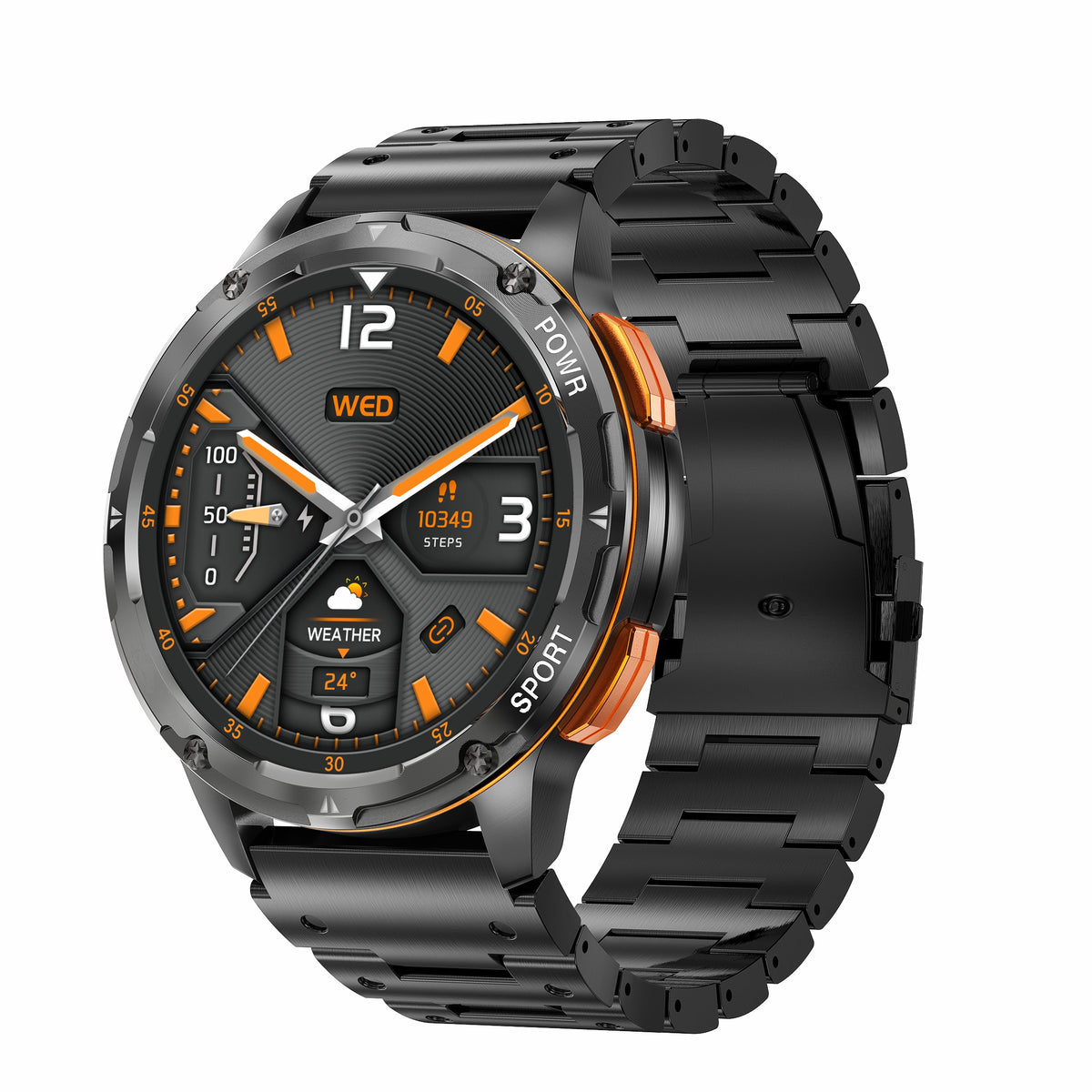 AK59 smart watch HD AMLOED screen heart rate blood pressure blood oxygen health monitoring Bluetooth call - American Smart