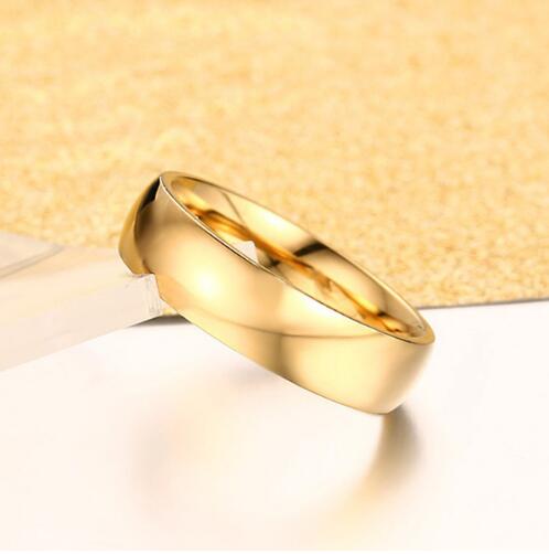 Vnox 6mm classic wedding ring for men and women, silver-colored band with smooth polished finish, eprolo brand jewelry