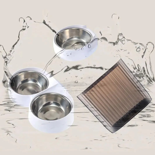 eprolo 5L double cat and dog automatic smart feeder with camera, dry food dispenser, and voice recorder for pets.
