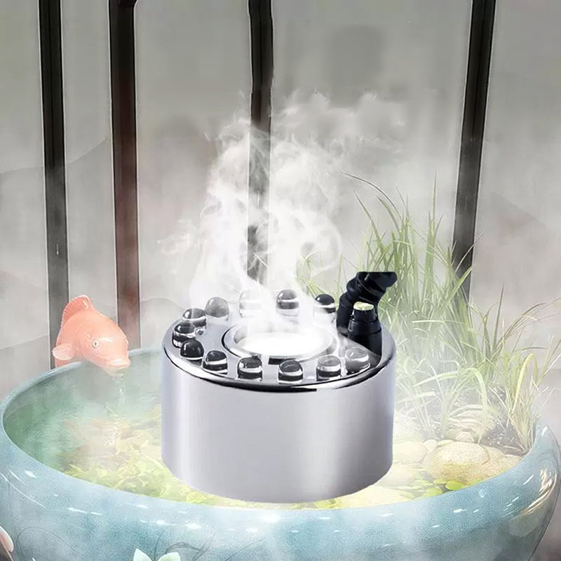 Small Ultrasonic Mist Maker Fogger – Automatic Pond Fog Machine for Garden, Pool, Fountain & Halloween Decor - American Smart