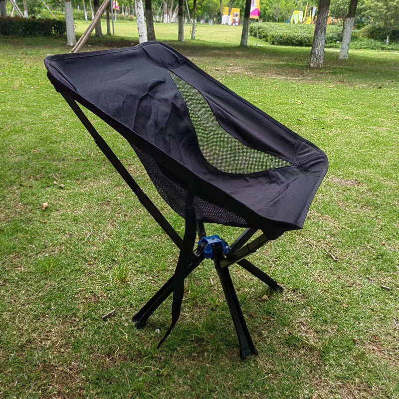 eprolo outdoor camping picnic folding chair with umbrella, lightweight aluminum frame, portable design, and comfortable backrest