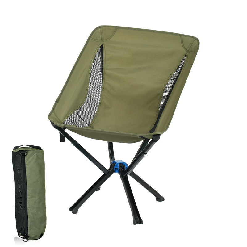 Lightweight eprolo outdoor camping folding picnic chair with umbrella, aluminum frame, portable design, and backrest for comfort