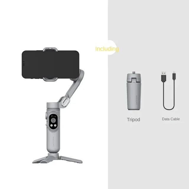 Eprolo XPro mobile phone three-axis anti-shake stabilizer for TikTok videos, VLOGs, and live broadcasts, handheld and portable.