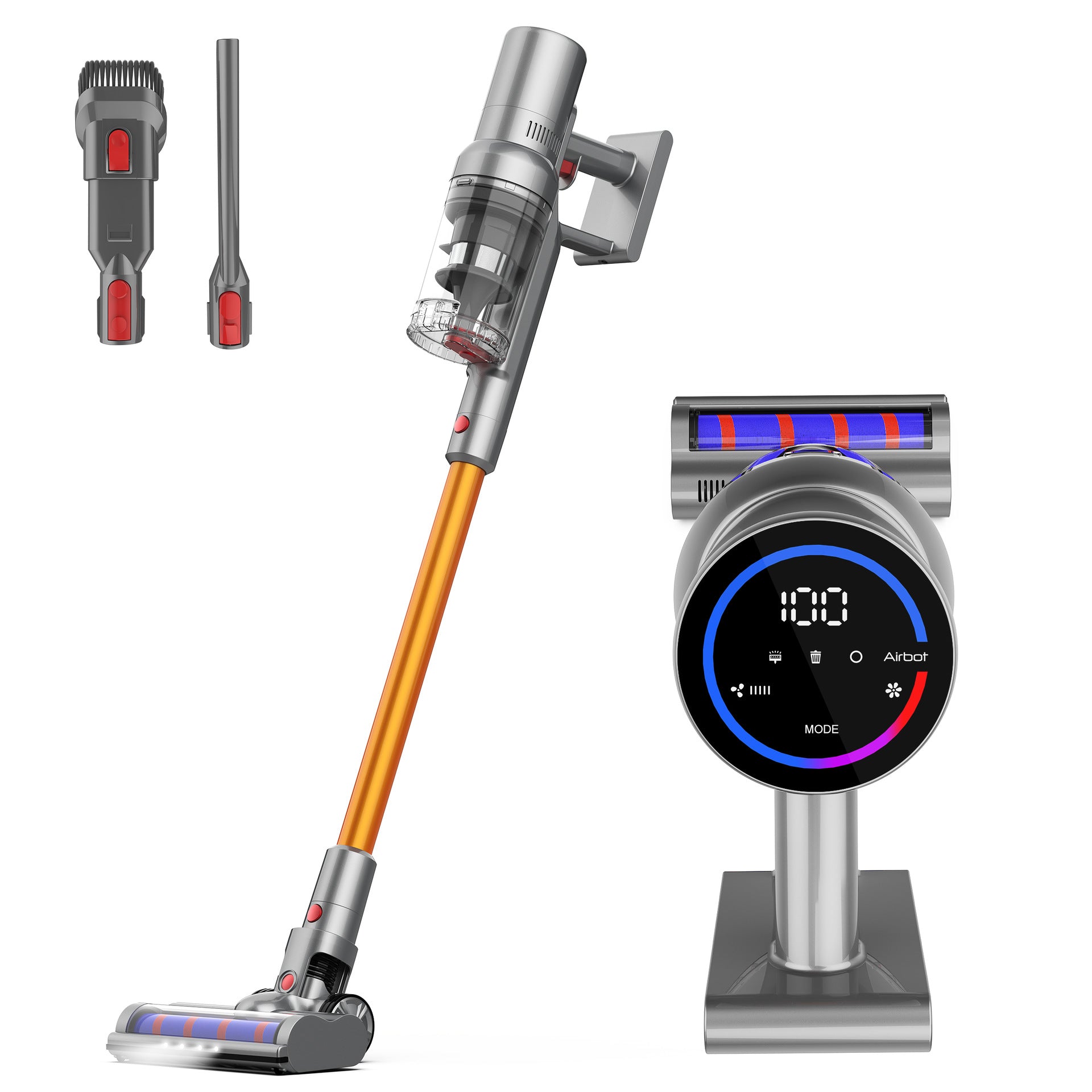 eprolo wireless handheld vacuum cleaner with high power, cordless design, charging station, and mite removal feature.
